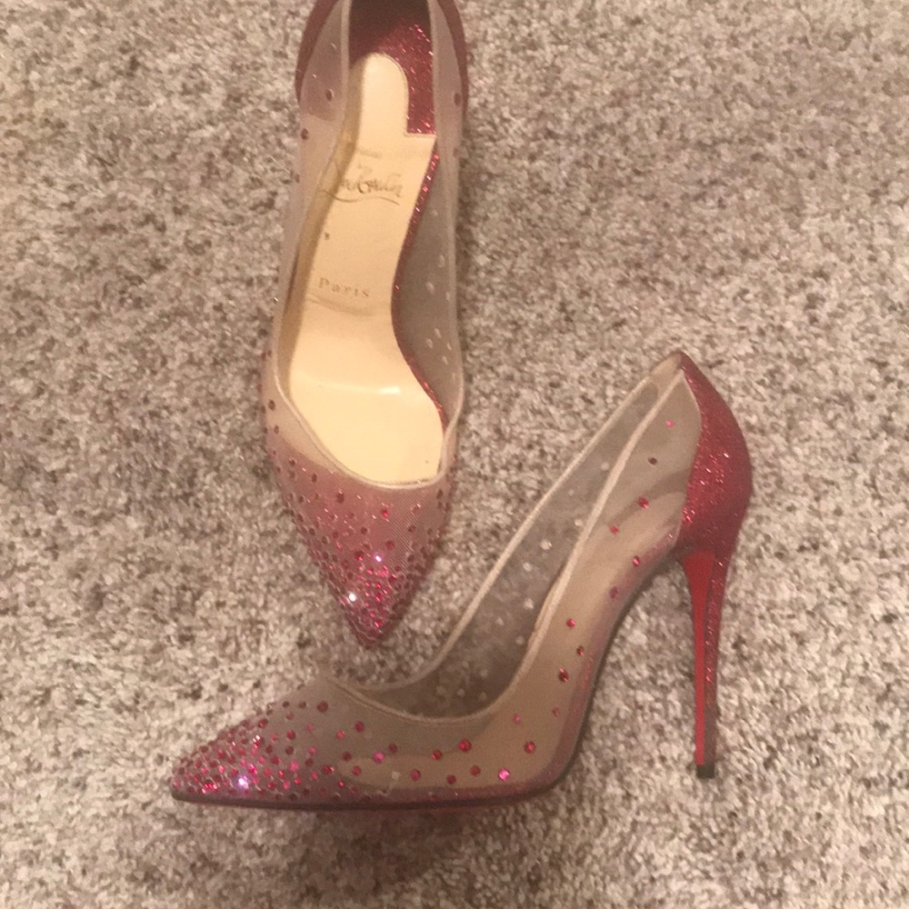 christian louboutin follies strass